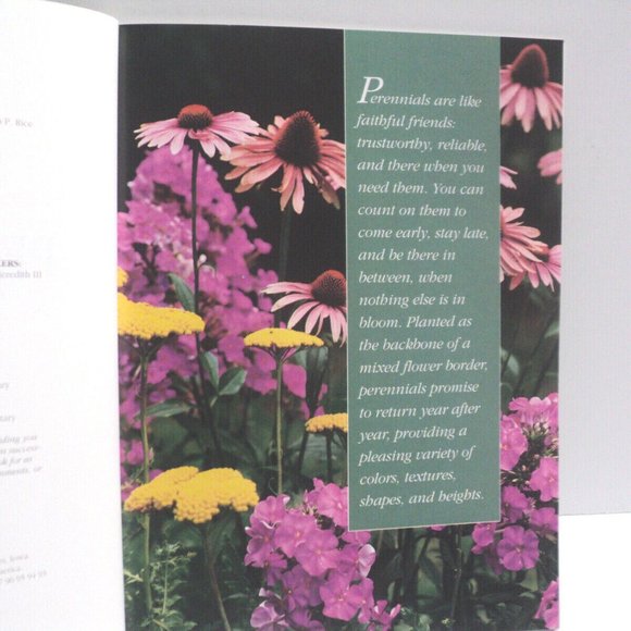 Flower Gardening Perennials by Better Homes and Gardens 1993 Paperback - Picture 4 of 5